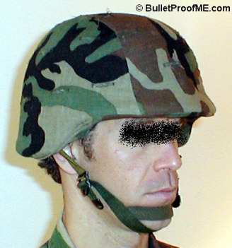 Military Surplus Kevlar Helmet with Camo Cover